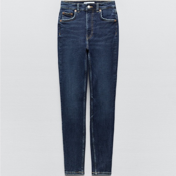 BRAND NEW ZARA VINTAGE SKINNY JEAN SIZE 4 - Picture 1 of 4